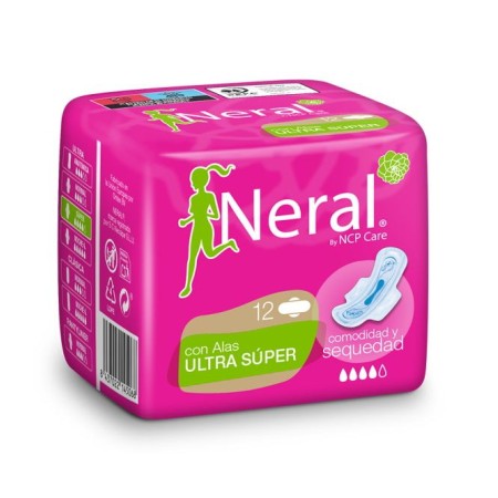 Compresas Ultra Súper con alas Neral. Pack...
