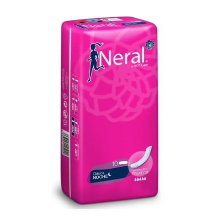 Compresas clásicas noche Neral. Pack Ahorro 10 x10