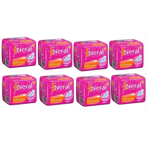 Compresas Ultra Normal con alas Neral. Pack Ahorro