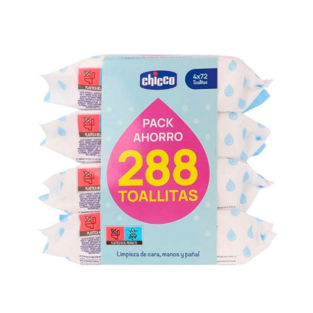 Toallitas perfumada Chicco. Pack Ahorro 12 x 72