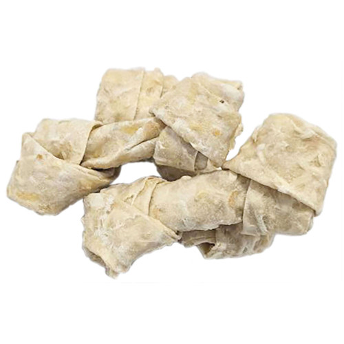 Huesos de piel con nudo sabor pollo NutraDog