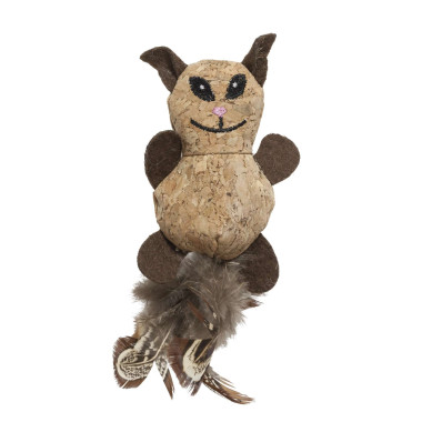 Juguete gato de corcho para gatos