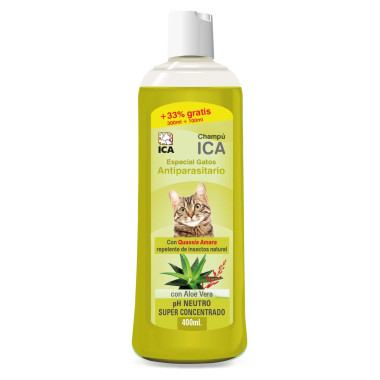 Champú antipar·sitos con Aloe Vera para gatos