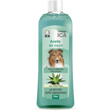 Champú de aceite de visón con Aloe Vera para perros