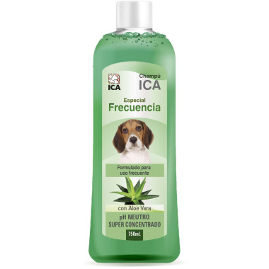 Champú frecuencia con Aloe Vera para perros