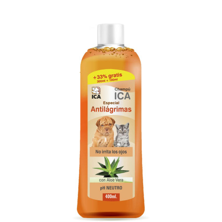 Champú antil·grimas con Aloe Vera para perros y gatos