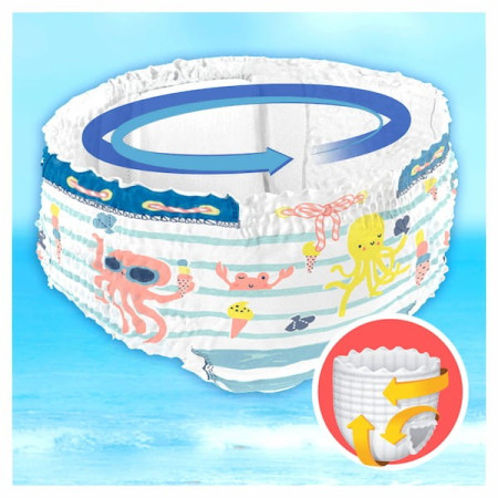 Pañal-Bañador Splashers Talla 5-6 Dodot. Pack Ahorro 4 x 10