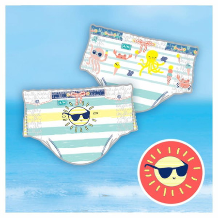 Pañal-Bañador Splashers Talla 5-6 Dodot. Pack Ahorro 4 x 10