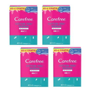 Protegeslip normal Carefree. Pack Ahorro 4 x 44