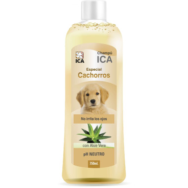 Champú para cachorro con Aloe Vera