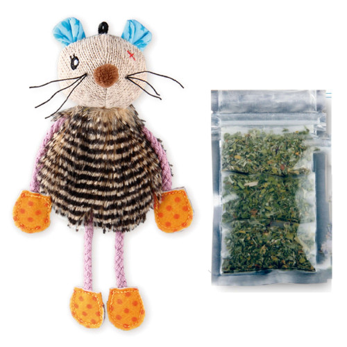 Juguete ratón con silver vine GiGwi