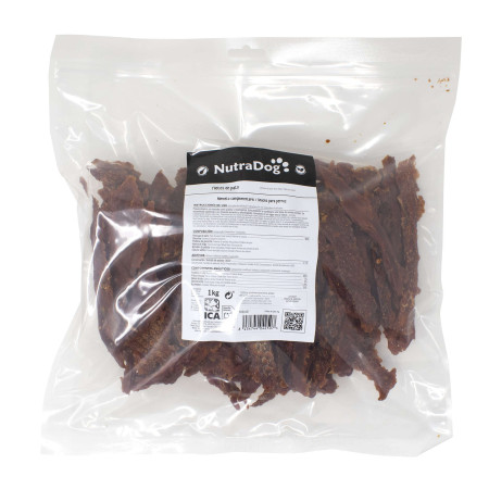 Snack filetes de pato NutraDog. 1 k