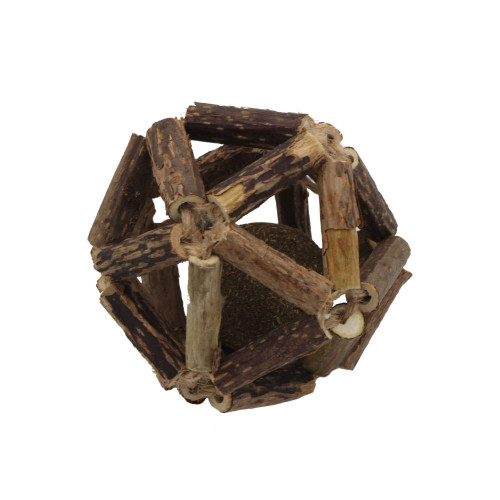 Juguete natural de matatabi poliédrico para gatos 7 cm