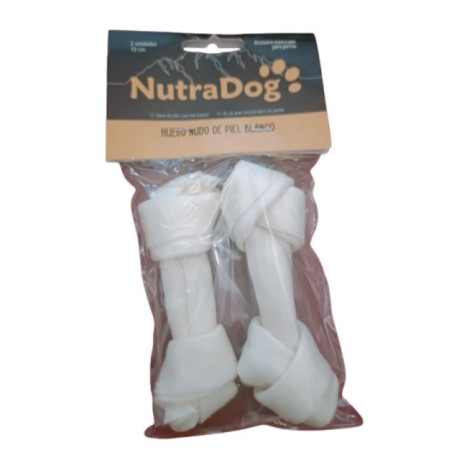 Hueso blanco de piel con nudo