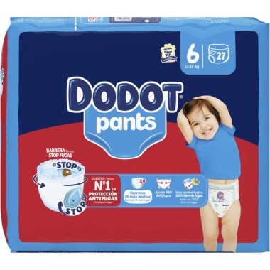 Dodot Pants Talla 6 (+15 kg)【 OFERTA 】28 Uds.