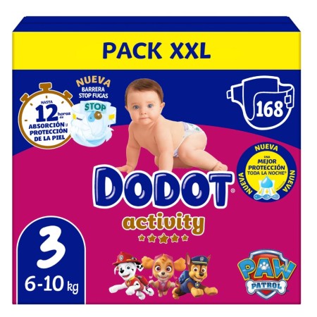Dodot Box Activity Extra Talla 3 (168 Uds) (6-10kg)