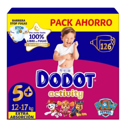 Dodot Activity Extra Talla 5 - Box 126 Unidades.
