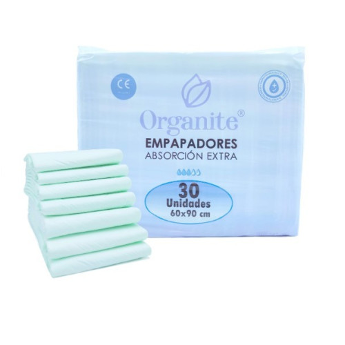 Empapadores desechables 60x90 Organite. Pack Ahorro 4 x 30