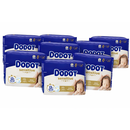 Pañales Dodot Sensitive Talla 0 (24 Uds).
