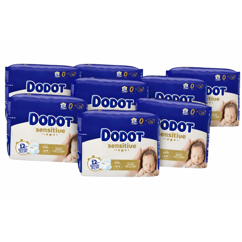 Pañales Dodot Sensitive Talla 0 (24 Uds).