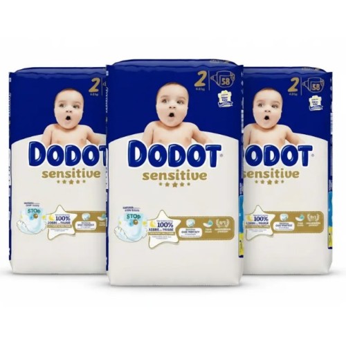 Pañales Dodot Sensitive Talla 2