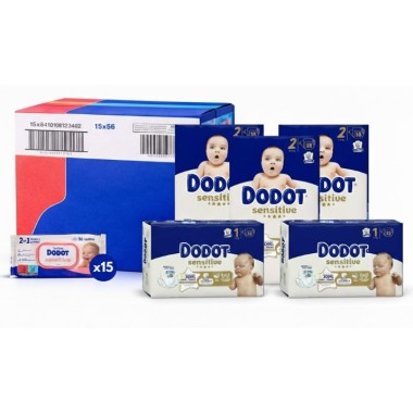 Pack Súper Ahorro Dodot Sensitive ★ OFERTA ★