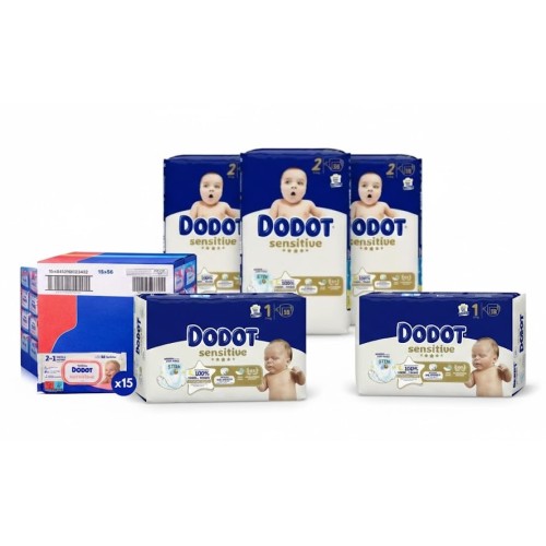 Pack Súper Ahorro Dodot Sensitive ★ OFERTA ★