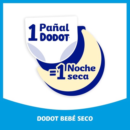 Pañales Dodot Bebe seco Talla 3. Pack súper ahorro 372 und ( 6x62)
