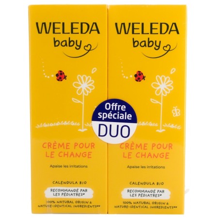 Pack crema pañal Caléndula . Weleda