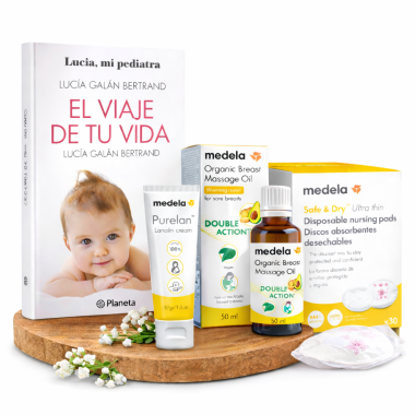 Pack Postparto Súper Mamá – Libro + Medela Lactancia (Edición Especial Exclusiva Mas Pañales)