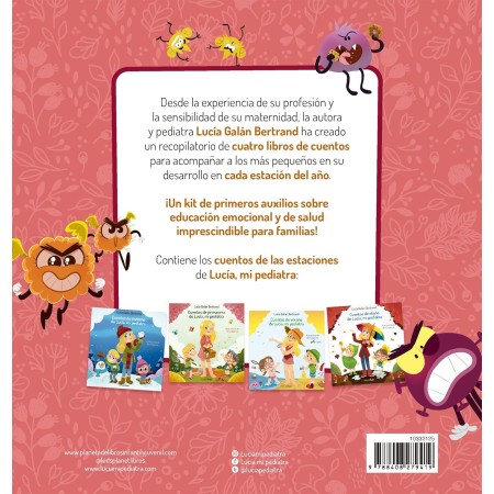 Estuche cuentos Lucía Mi Pediatra | Cuentos infantiles de salud emocional
