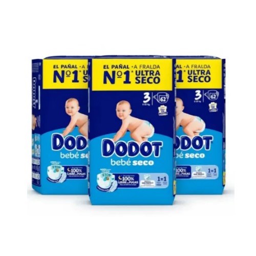 Pack Súper Ahorro Bebé 6-36 Meses: Pañales Dodot Bebé seco Talla 3 + Diversión Chicco