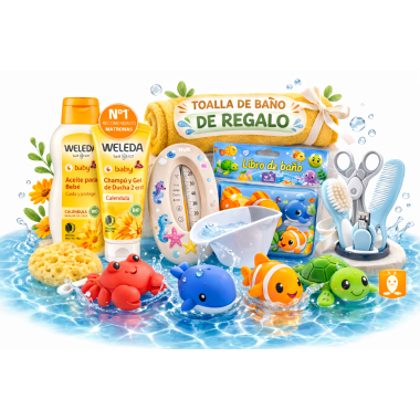 Pack Baño Bebé Súper Ahorro: ¡Vamos al Agua! Con Toalla Gratis