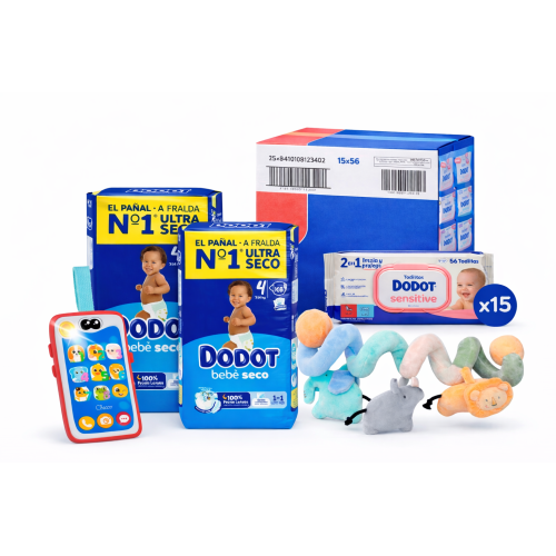 PPack Súper Ahorro Dodot Talla 4 con Toallitas y Juguetes – Más Pañales al Mejor Precio