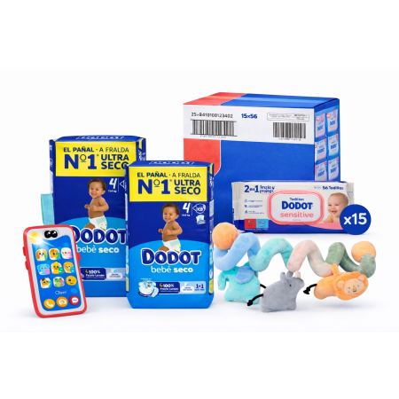 PPack Súper Ahorro Dodot Talla 4 con Toallitas y Juguetes – Más Pañales al Mejor Precio