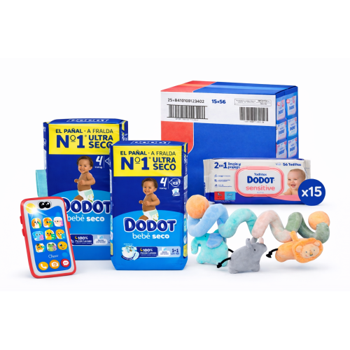 PPack Súper Ahorro Dodot Talla 4 con Toallitas y Juguetes – Más Pañales al Mejor Precio
