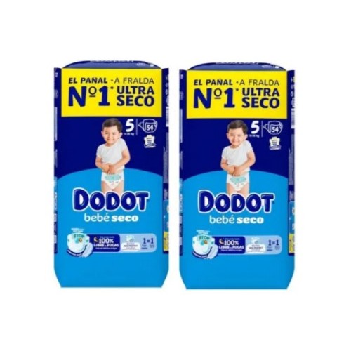 Pack Súper Ahorro: Pañales Dodot Bebé Seco Talla 5 + Pants Talla 5 + Toallitas Sensitive