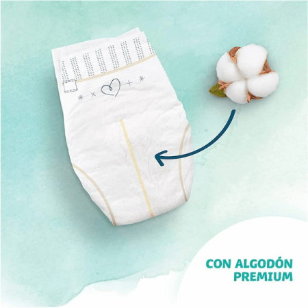 Pañales Dodot Cuidado Total. Talla 1 (2-5kg). Pack Ahorro 2x50