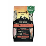 NutraDog WILD Semihúmedo Pavo y Pescado 2 kg | 75% Carne y Pescado Sin Hidratos de Carbono para Perros Adultos
