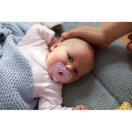 2 Chupetes Soothies 100% Silicona Philips Avent | Recién Nacido