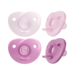 2 Chupetes Philips Avent Soothies 0 a 6 Meses | Fabricados en 100 por Cien Silicona | Diseño de Una Pieza Suave y Seguro