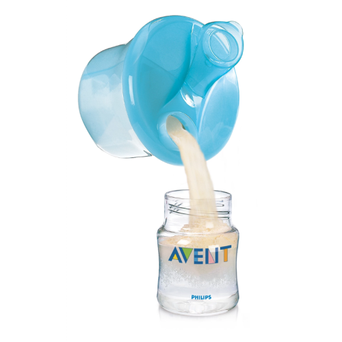 Philips Avent Dosificador de Leche en Polvo para Bebé con 3 Compartimentos| Más Pañales