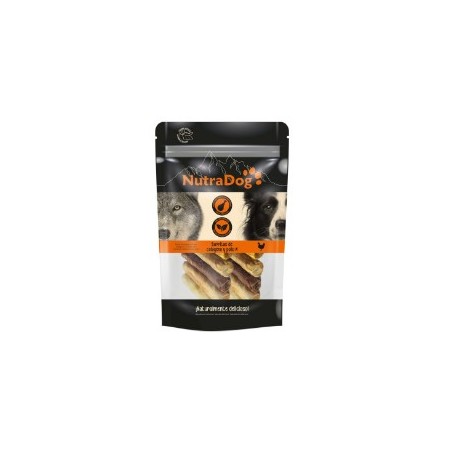 Pack Súper Ahorro NutraDog Pollo y Pescado para Perros (4 kg) + Lata + Colágeno + Snack de Pato +Pouch + Hueso GRATIS