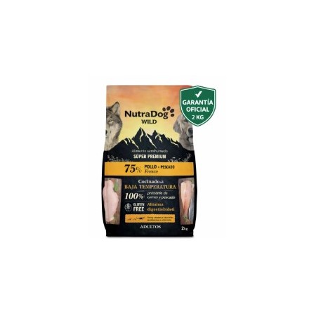 Pack Súper Ahorro NutraDog Pollo y Pescado para Perros (4 kg) + Lata + Colágeno + Snack de Pato +Pouch + Hueso GRATIS