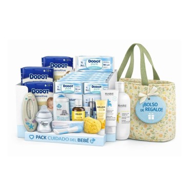 Pack Súper Ahorro Recién Nacido 96 Pañales Dodot Talla 0 + 720 Toallitas + Tratamiento Costra Láctea + 15 Productos + REGALO