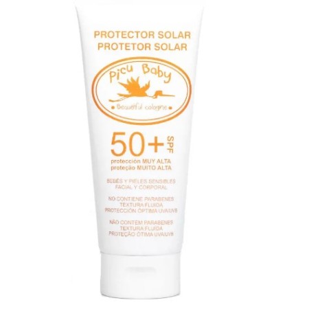 Crema de protección solar SPF 50+. Picu Baby