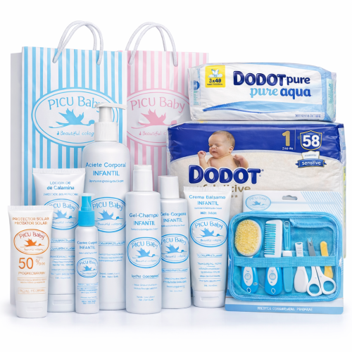 Pack Súper Ahorro Recién Nacido  PICU Baby + Dodot | Cosmética + Pañales + Higiene