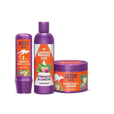 Pack Súper Ahorro Hidratación Aussie SOS – Rutina Completa para Cabello Largo