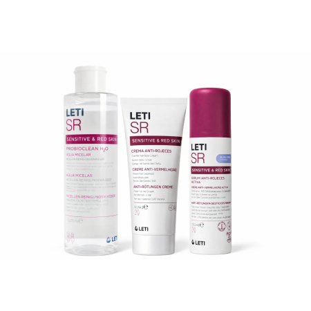 Pack Súper Ahorro LETI SR Antirojeces – Cuidado Completo para Piel Sensible