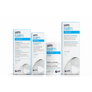 Pack Súper Ahorro LETIbalm Repair – Reparación Labios, Nariz y Piel Seca